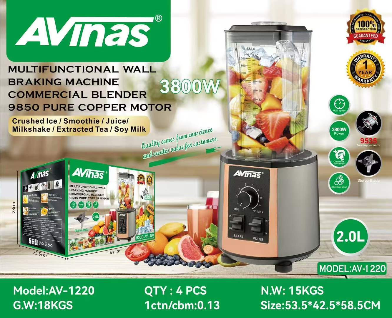 Avinas blender commercial blender