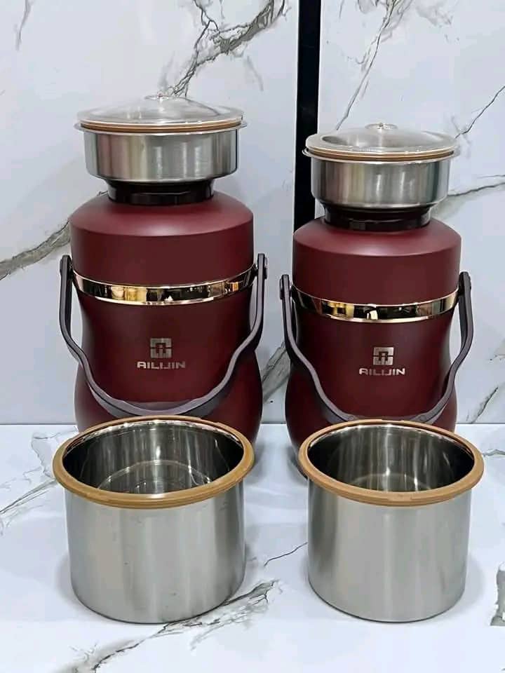 AILIJIN brand vacuum-insulated stainless steel food flasks