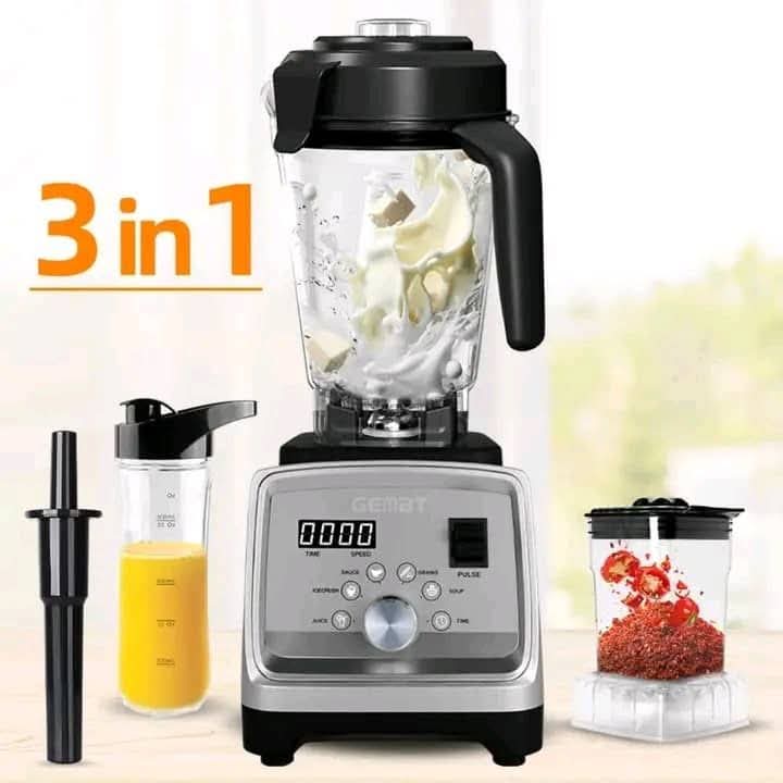 GEMAT 3-in-1 Digital Commercial Blender